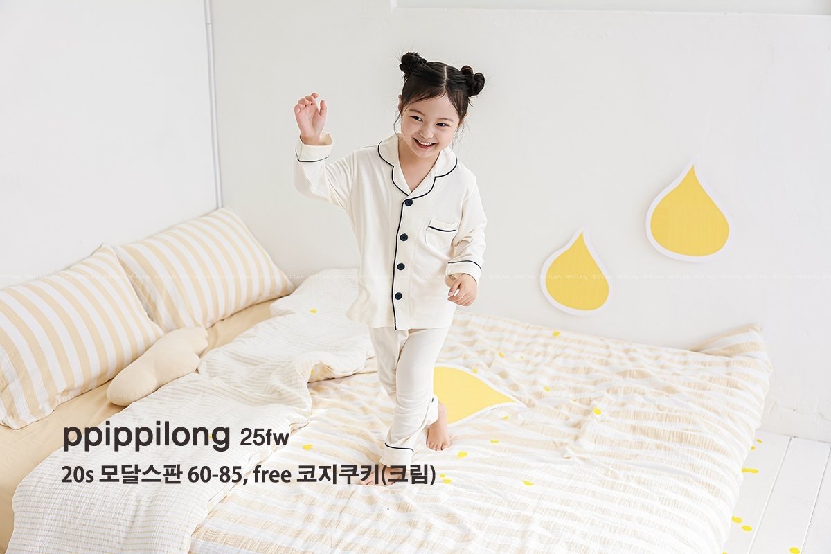 삐삐롱 도톰모달스판 파자마세트 상세 11