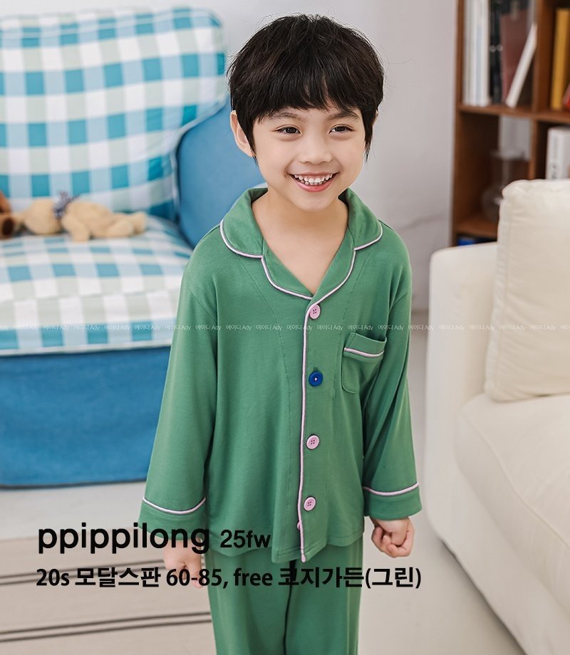 삐삐롱 도톰모달스판 파자마세트 상세 23