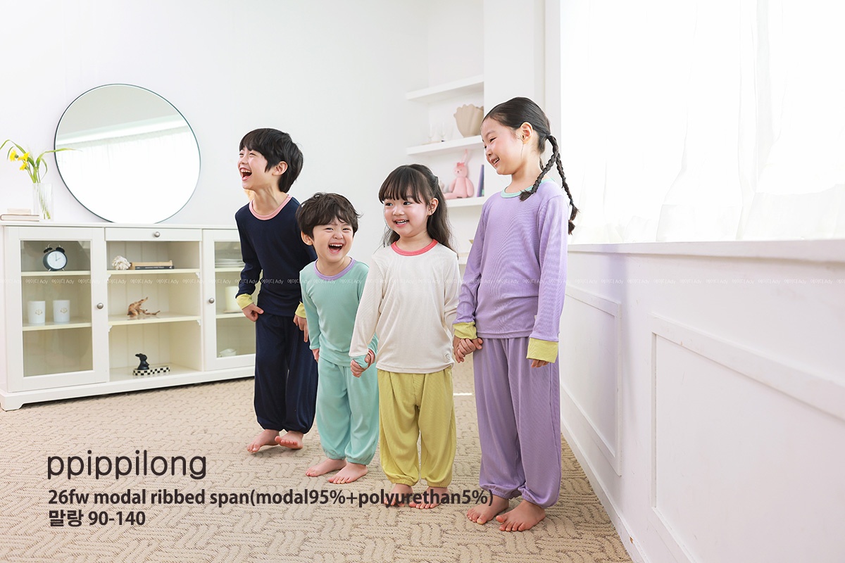 삐삐롱 30수 모달골지스판 상하세트 상세 16