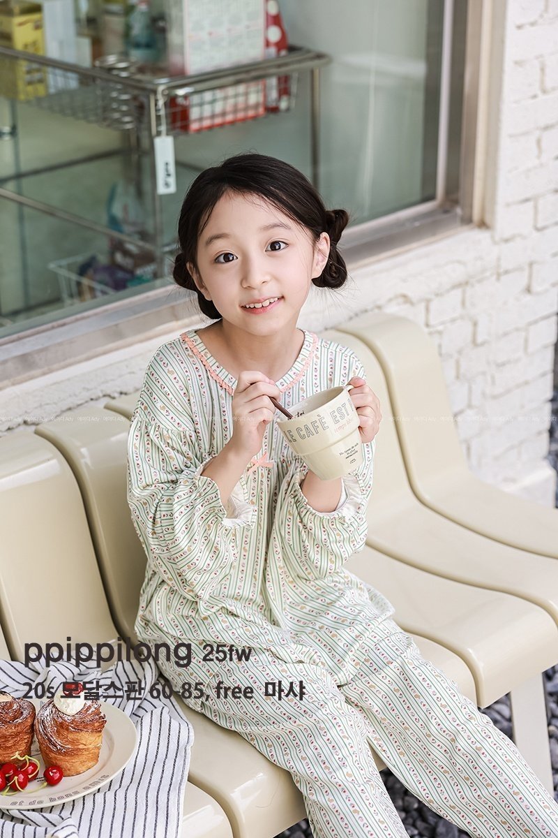삐삐롱 도톰모달스판 파자마세트 2 상세 1