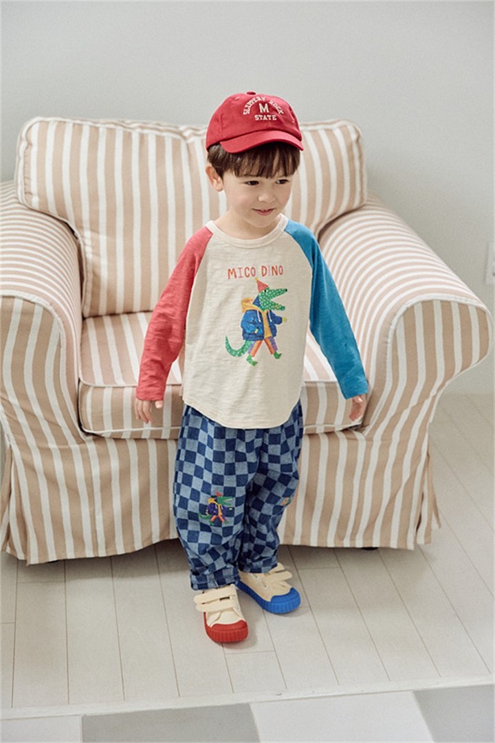 체크청바지 상세 3