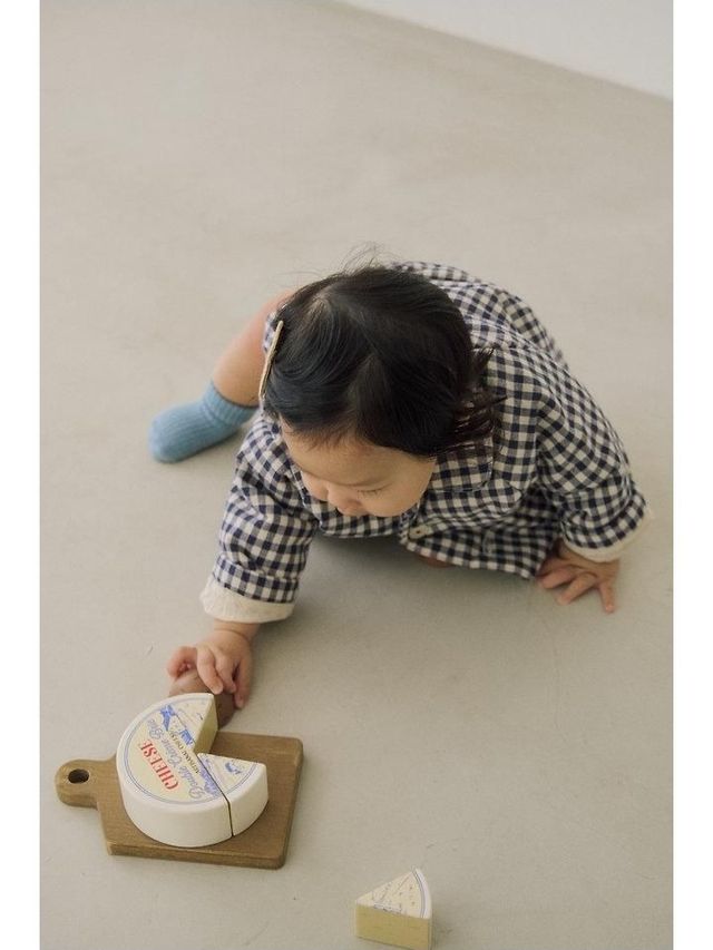 베베알토체크자켓 상세 5