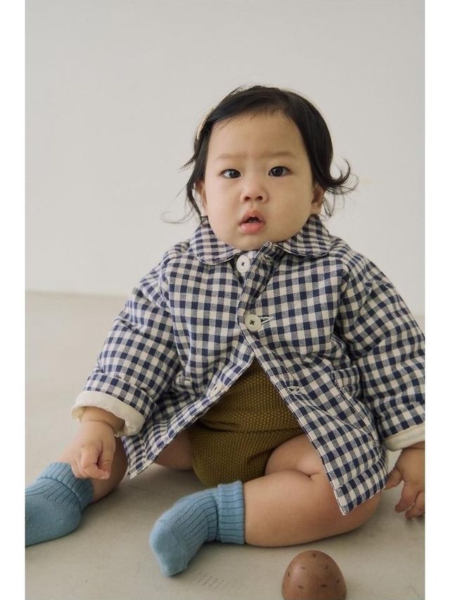 베베알토체크자켓 상세 6